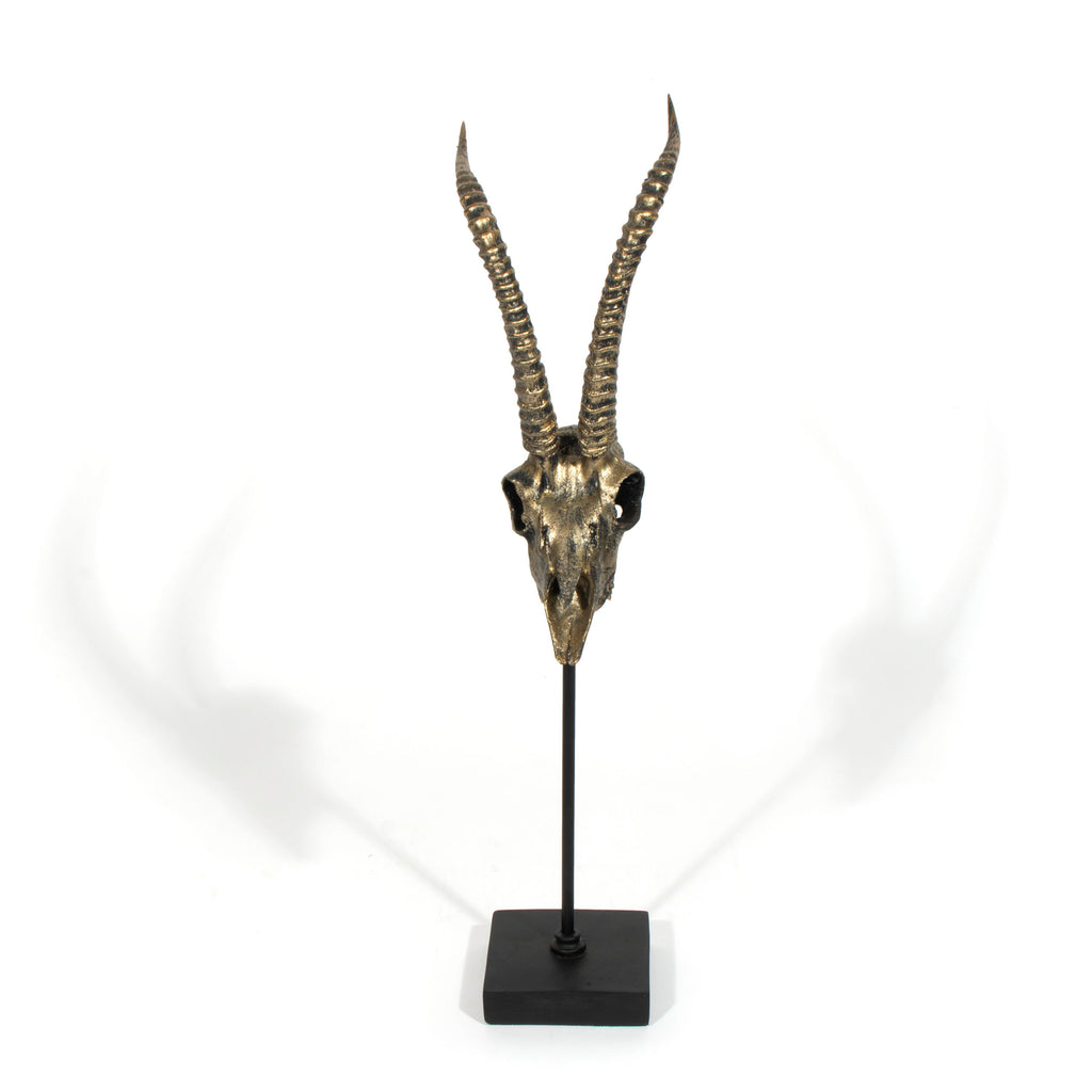 Antelope skull sculpture - The Nifty Decor
