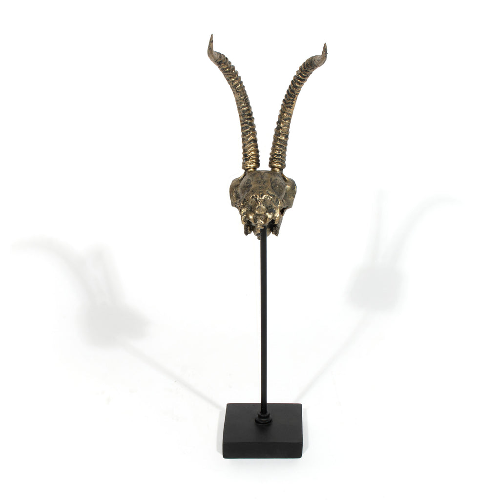Antelope skull sculpture - The Nifty Decor