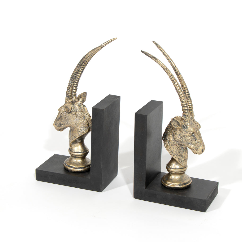 Antelope bookends, Set of 2 - The Nifty Decor