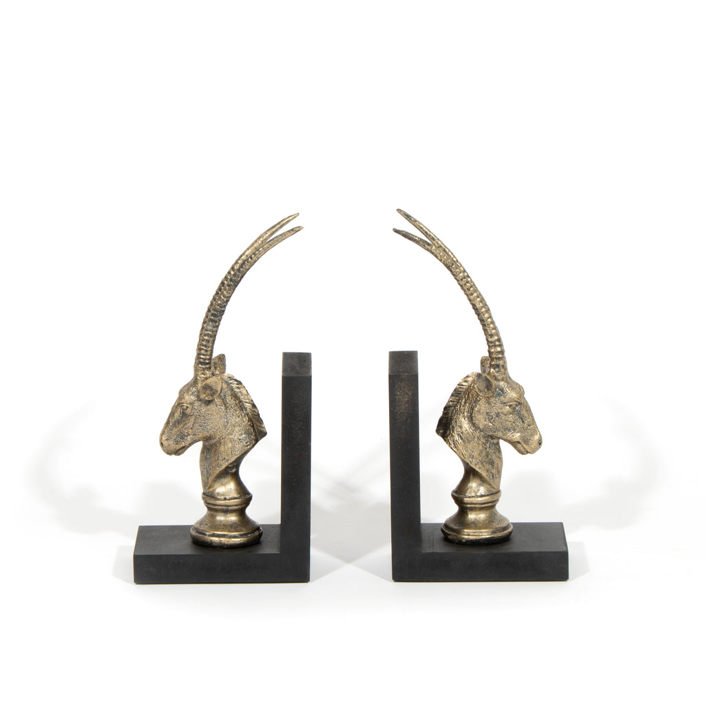 Antelope bookends, Set of 2 - The Nifty Decor