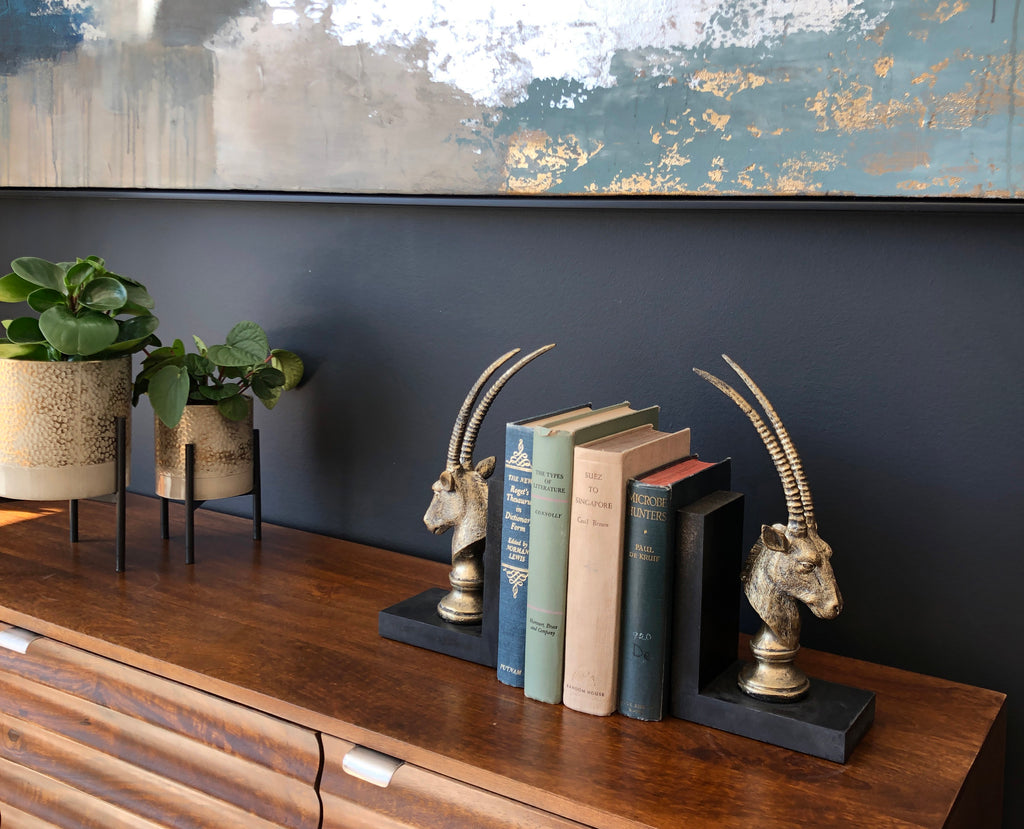 Antelope bookends, Set of 2 - The Nifty Decor