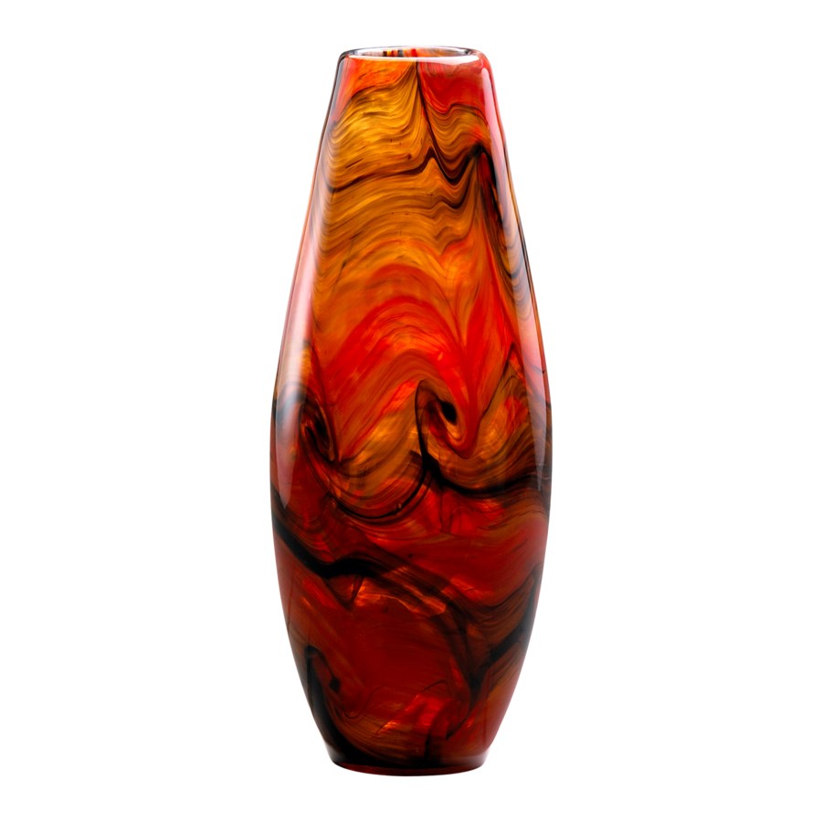 Caramel Swirl Glass Vase - The Nifty Decor