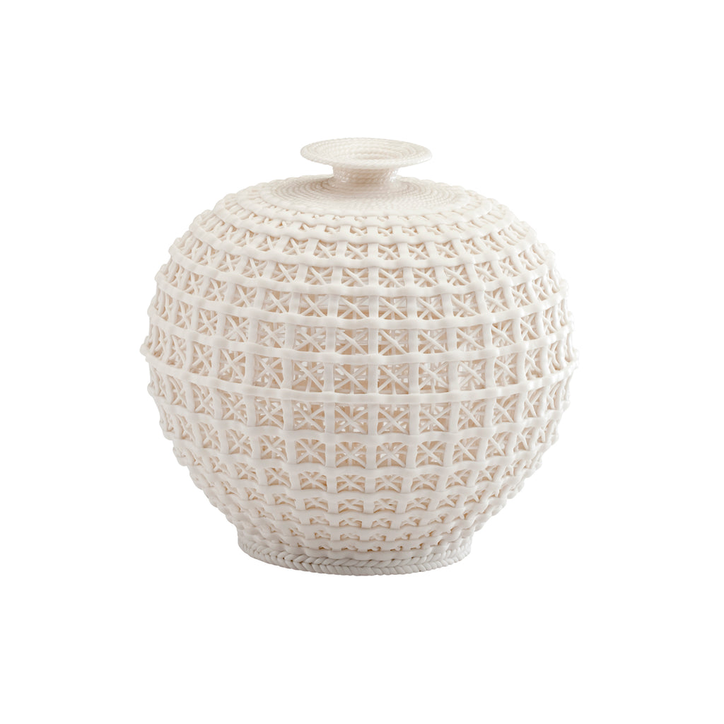 Matte White Cross Vase - The Nifty Decor
