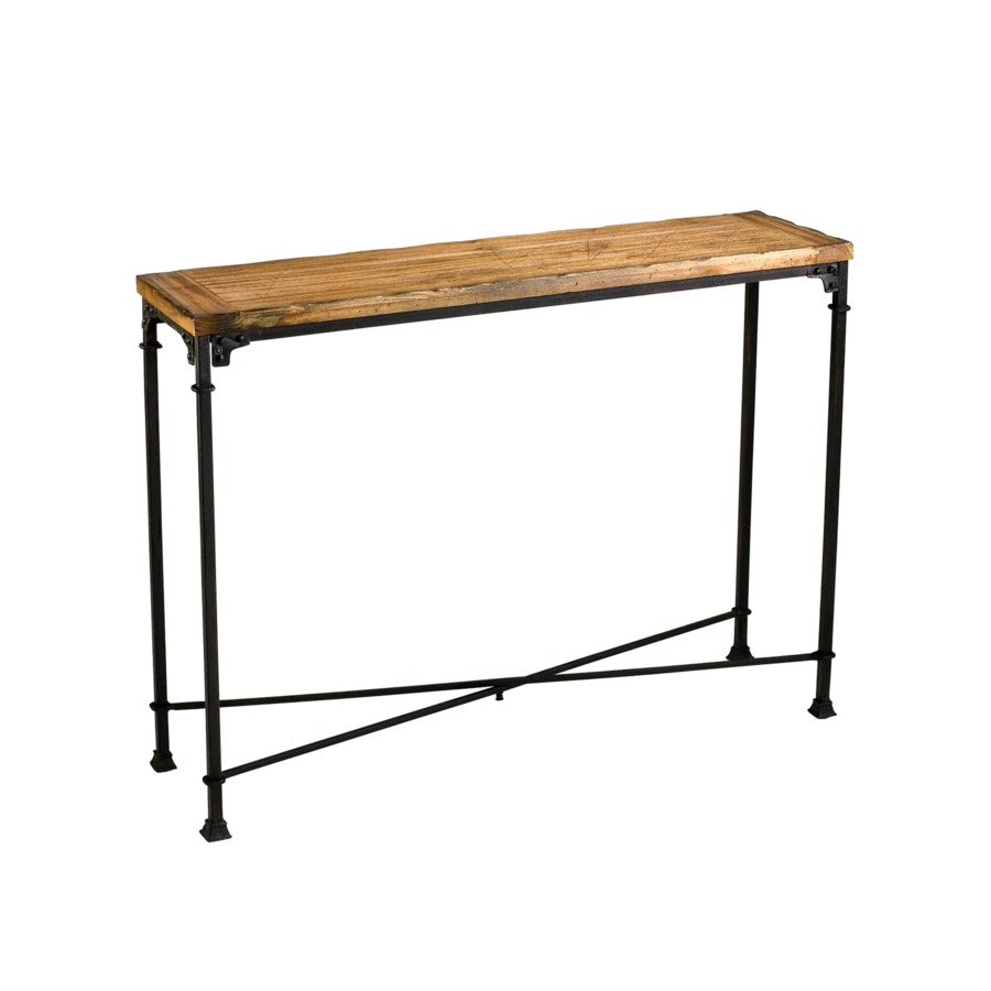 Rustic finish console table - The Nifty Decor
