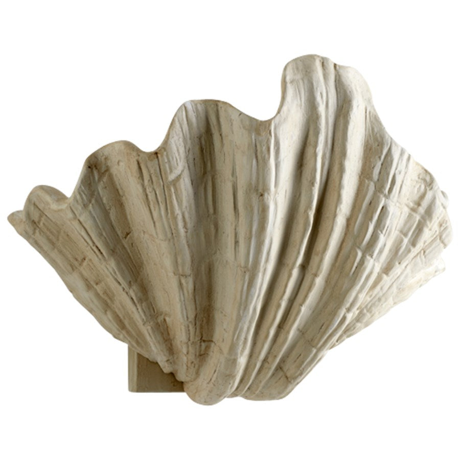 White clamshell wall sconce - The Nifty Decor