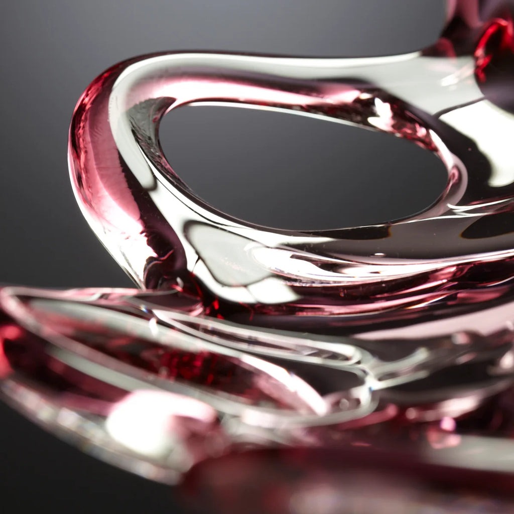 Pink Glass Bowl - Bombay Mercantile