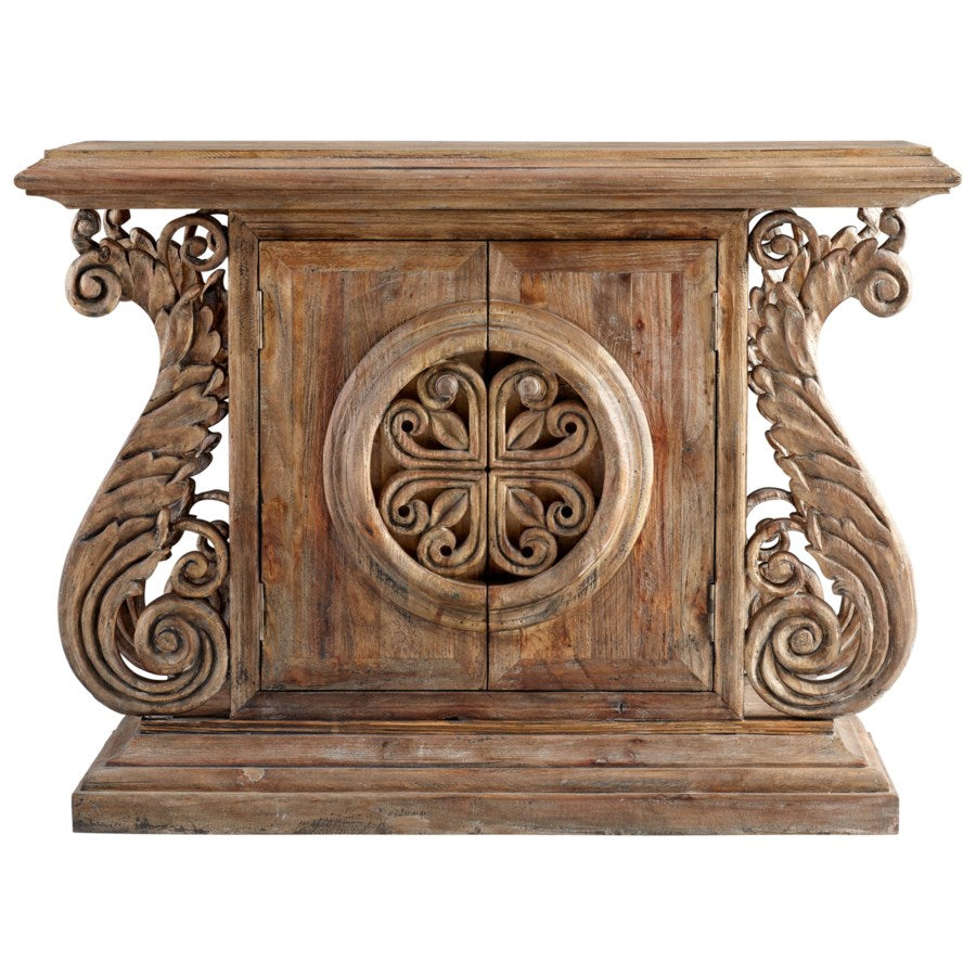 Limed Gracewood finish console table - The Nifty Decor
