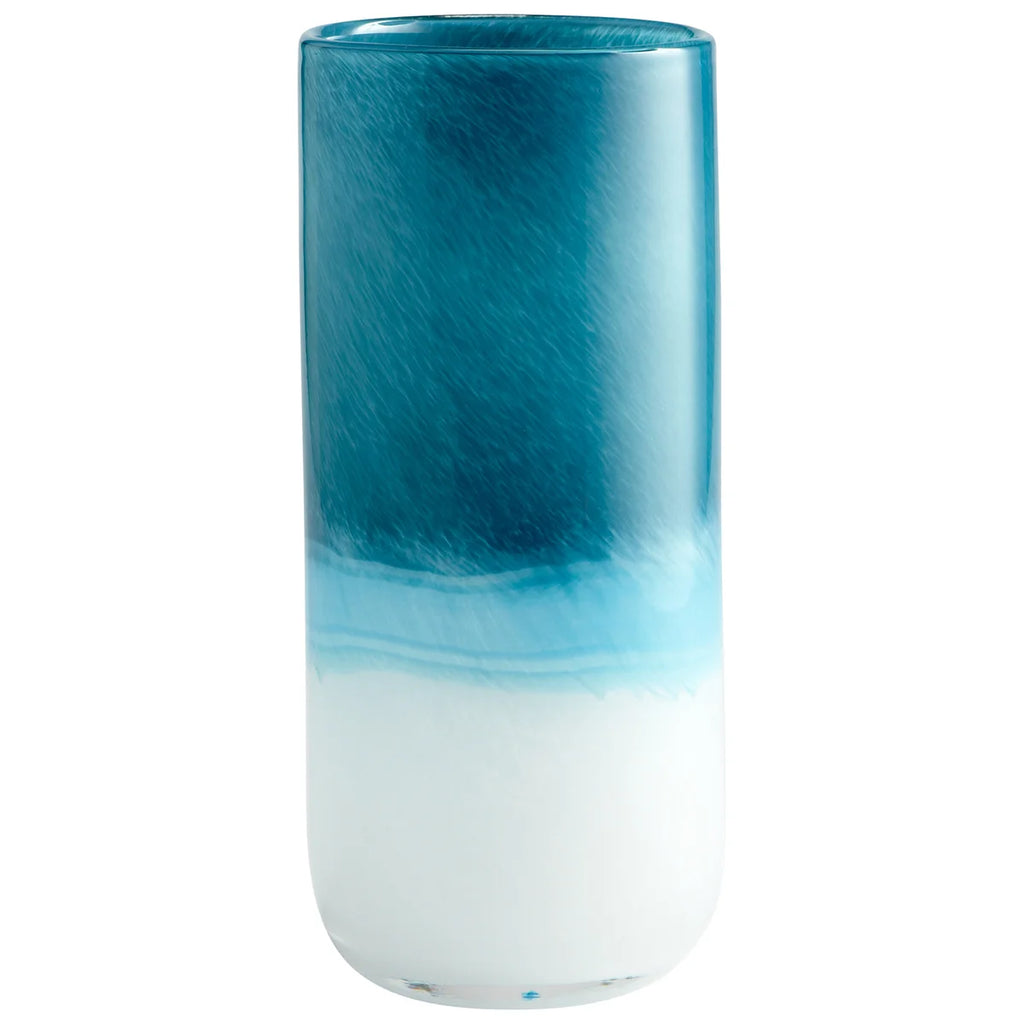 Blue Cloud Vase - Bombay Mercantile