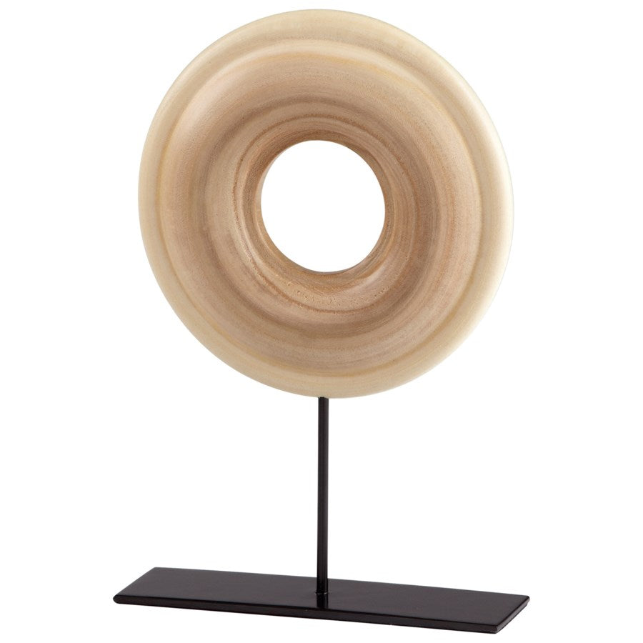Walnut finish disc - The Nifty Decor