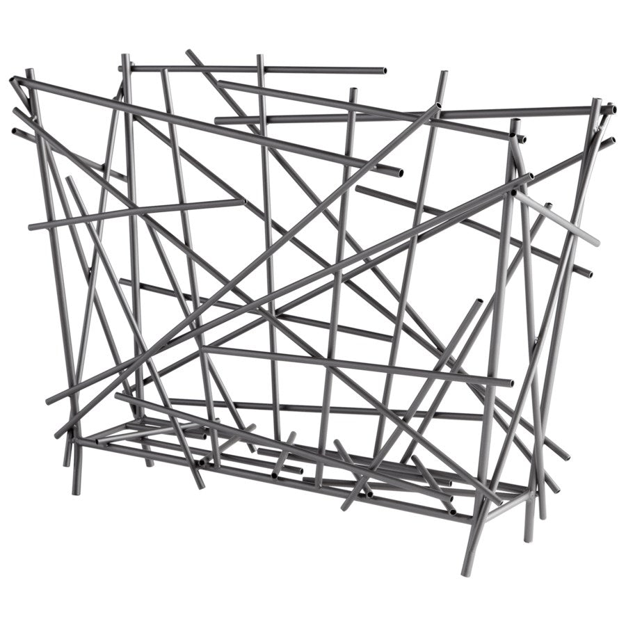 Cross lines magazine holder - The Nifty Decor