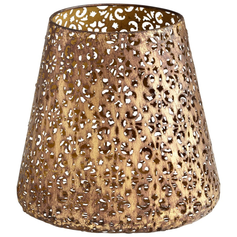 Cut out golden container - The Nifty Decor