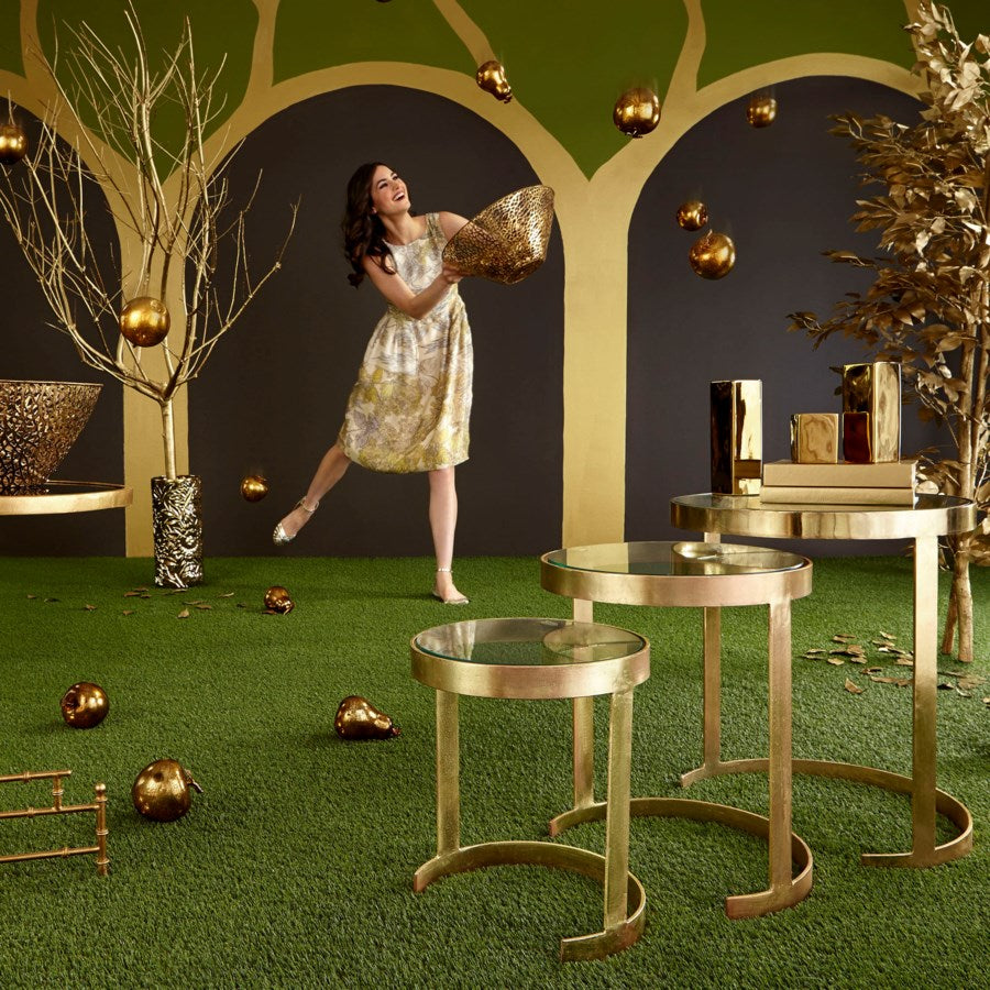 Lacey design Gold Bowl - The Nifty Decor