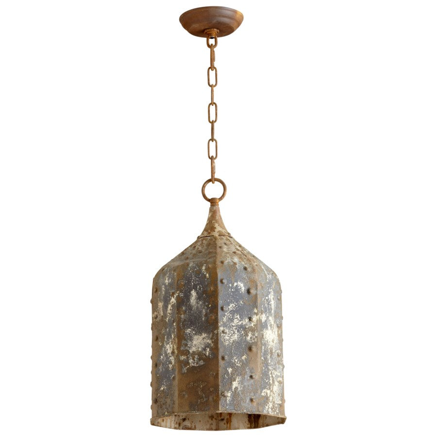 Rustic finish pendant light - The Nifty Decor