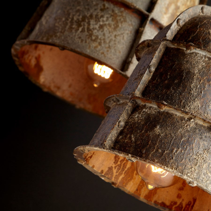 Industrial appeal pendant light - The Nifty Decor