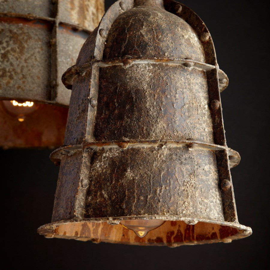 Industrial appeal pendant light - The Nifty Decor