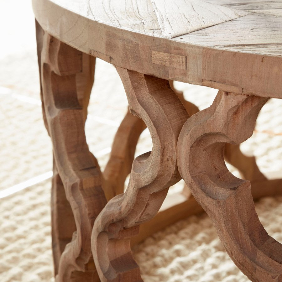 Black forest grove finish coffee table - The Nifty Decor
