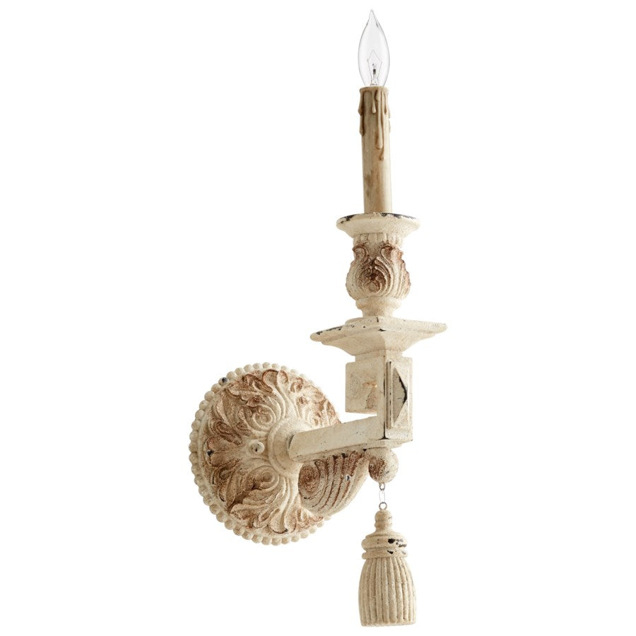 White wood wall sconce cheap