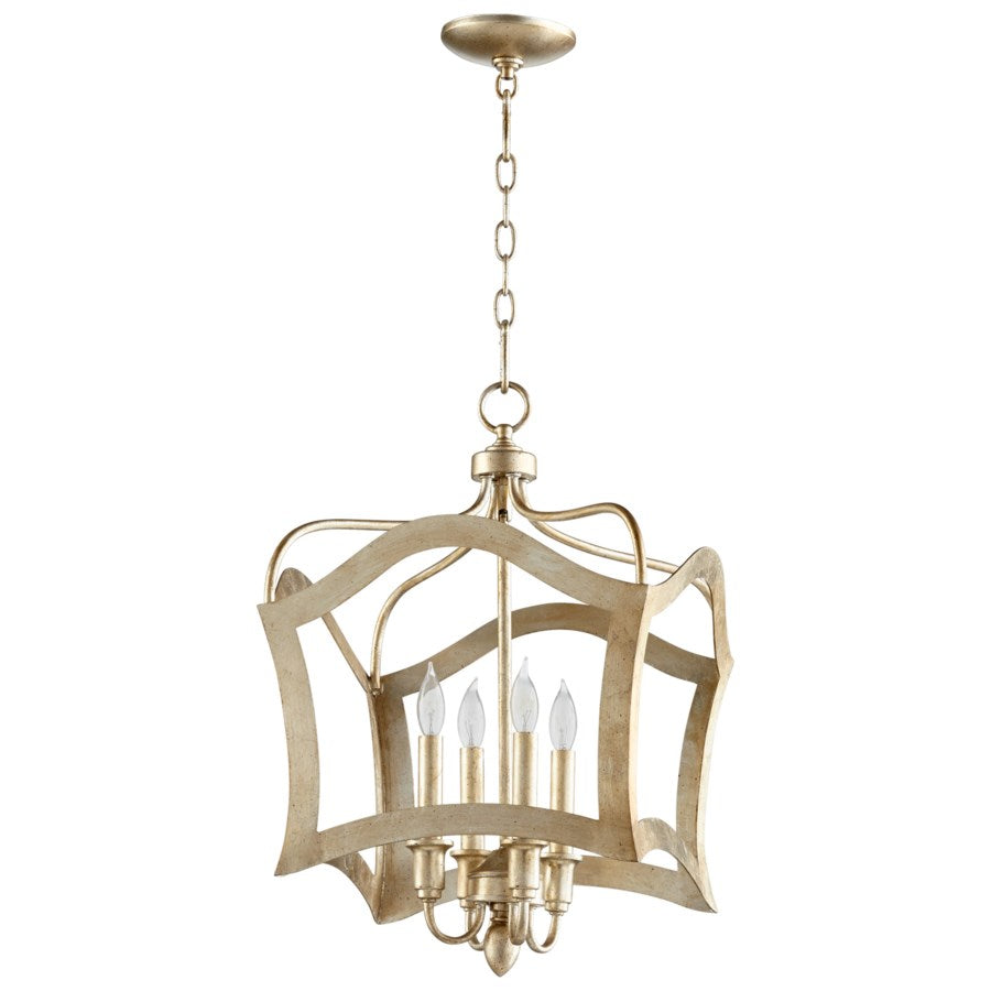 Classic silver leaf pendants - The Nifty Decor