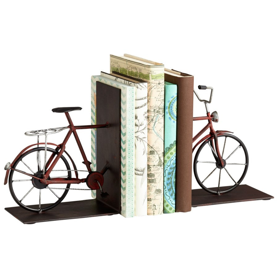 Iron Cycle bookend - The Nifty Decor