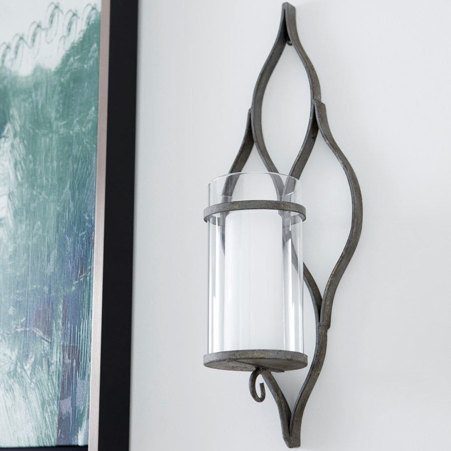 Oyster silver wall candleholder - The Nifty Decor