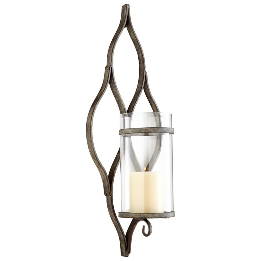 Oyster silver wall candleholder - The Nifty Decor