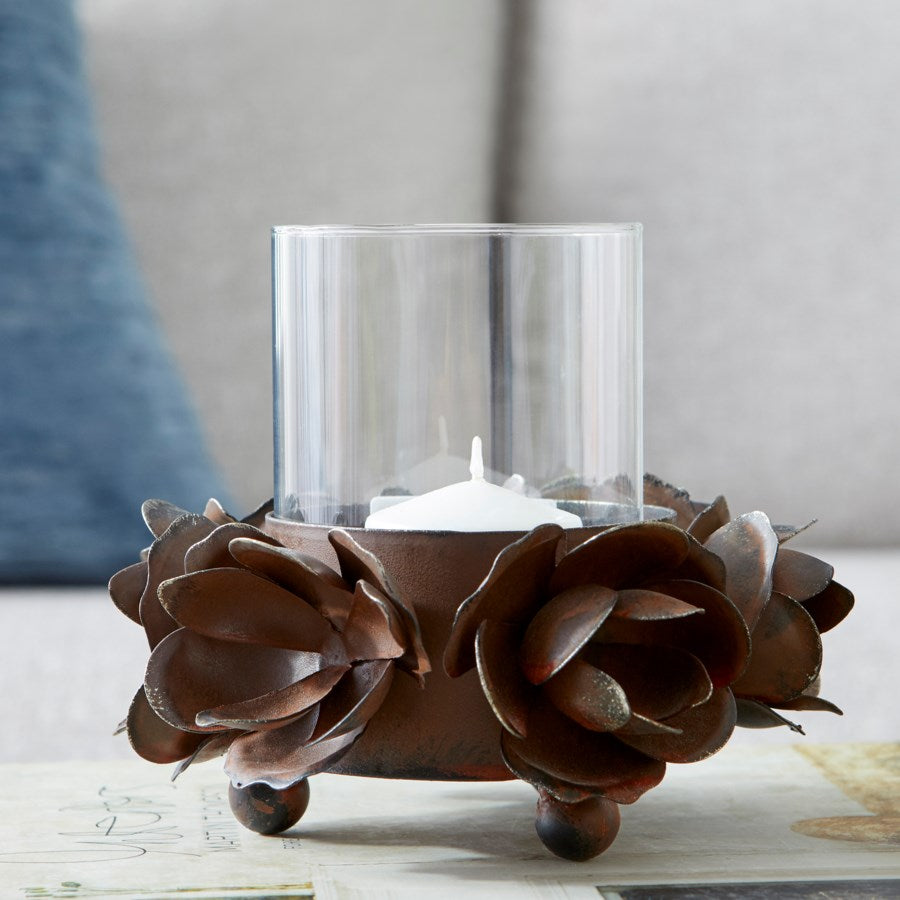 Blooming flower ring candleholder - The Nifty Decor