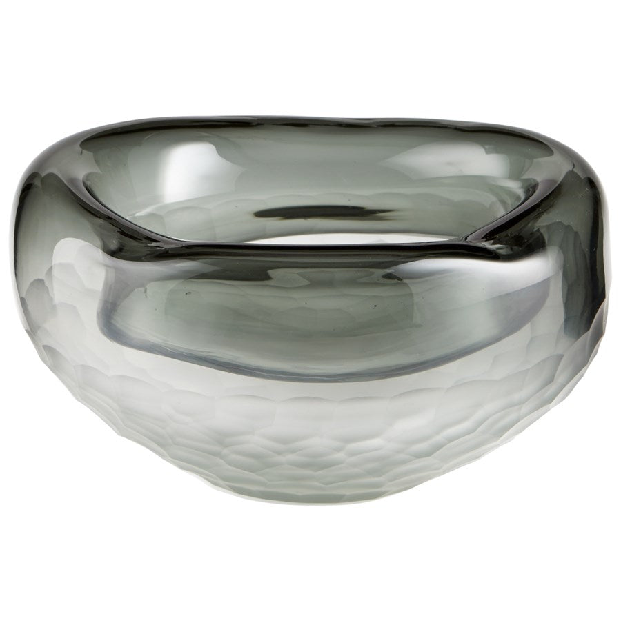 Grey Glass Bowl - The Nifty Decor