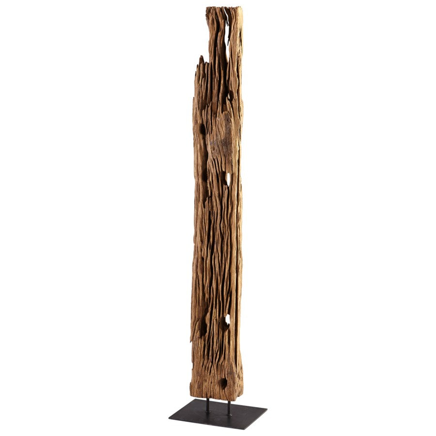Aged bark sculpture - The Nifty Decor