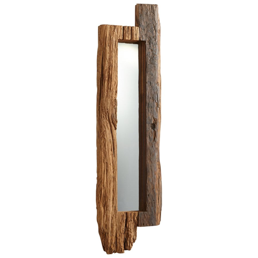 Rectangular walnut mirrors - The Nifty Decor
