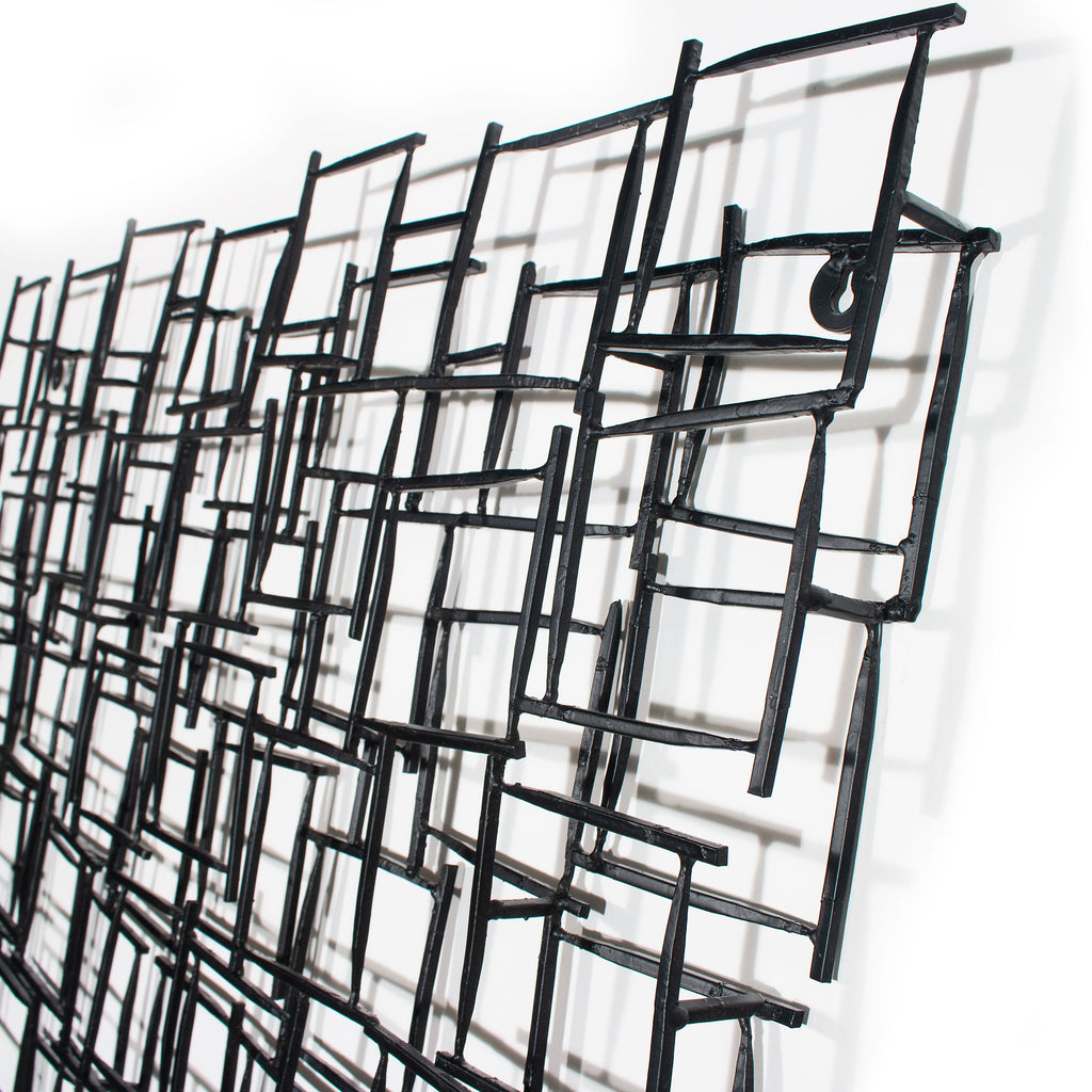 Three-dimensional abstract wall decor - The Nifty Decor
