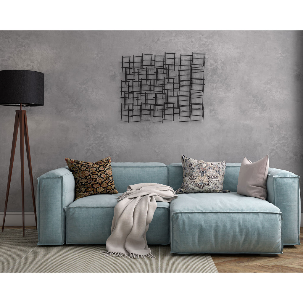 Three-dimensional abstract wall decor - The Nifty Decor
