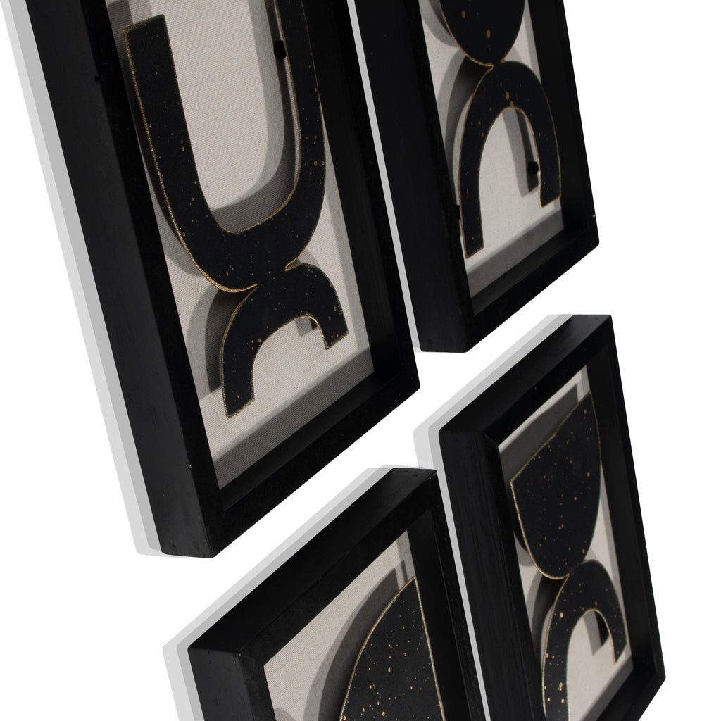 Bohemian inspired wall decor, set of 4 - The Nifty Decor