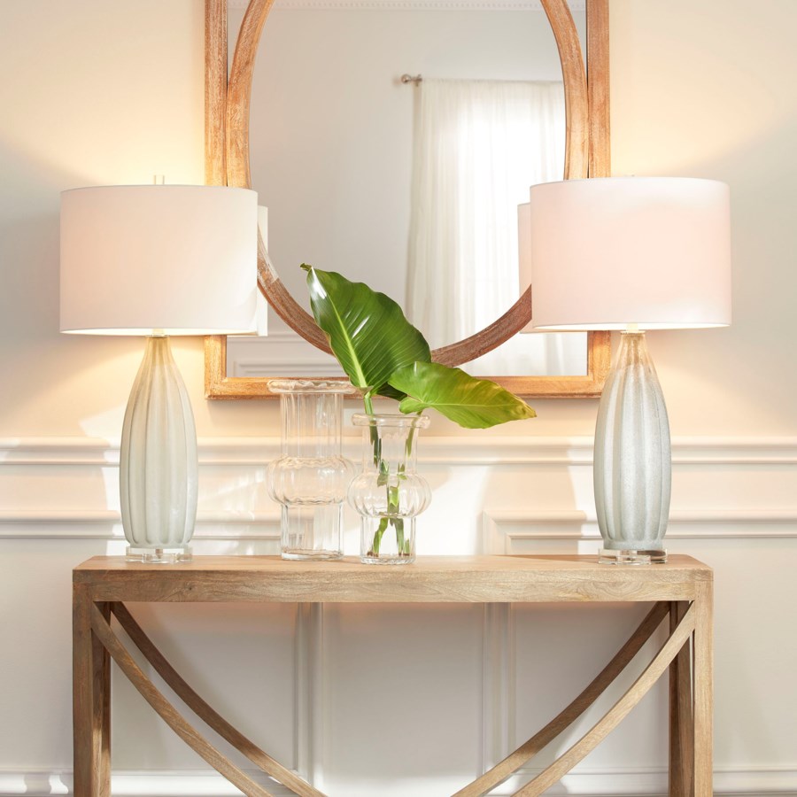 Round mirror with square frame - The Nifty Decor