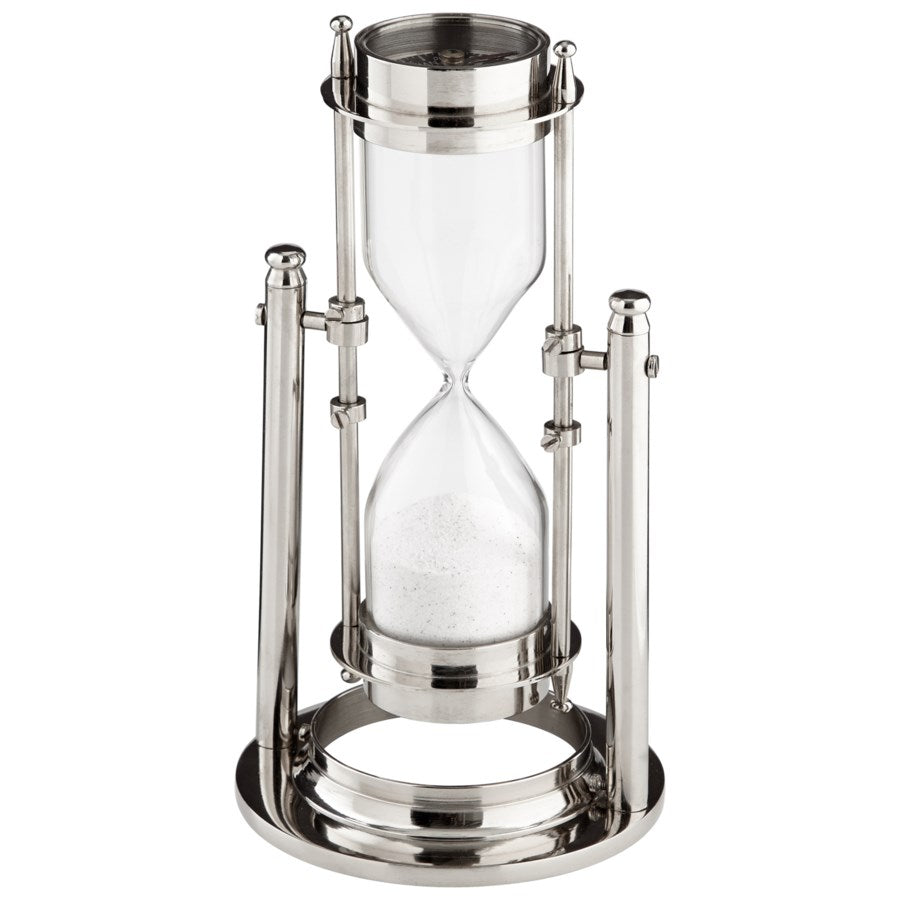 Hourglass table decor - The Nifty Decor
