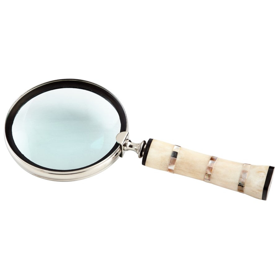 Magnifying glass with pearl finish handle - The Nifty Decor