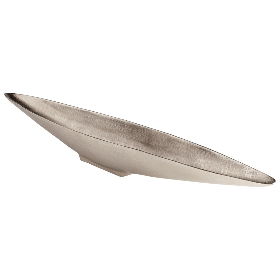 Boat shape Nickel tray - The Nifty Decor