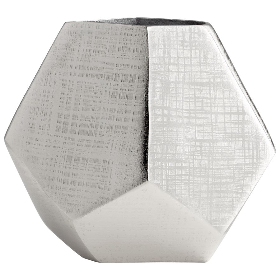 Quadrilaterals Nickel Vase - The Nifty Decor