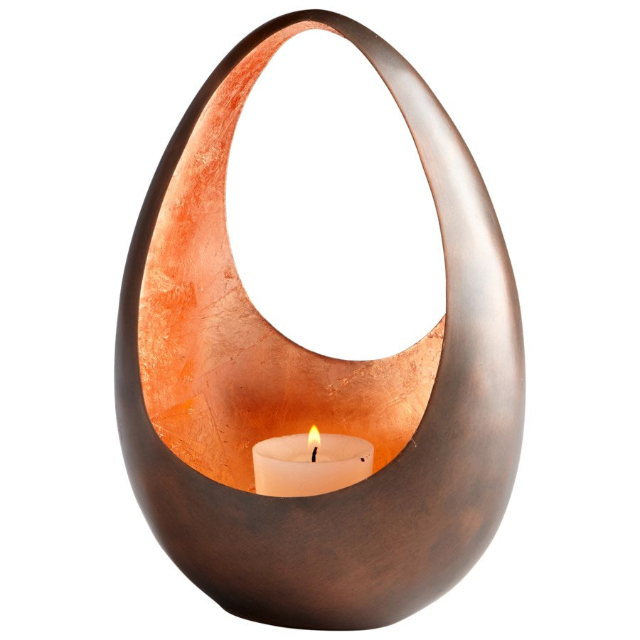 Copper Leaf Candleholder - The Nifty Decor