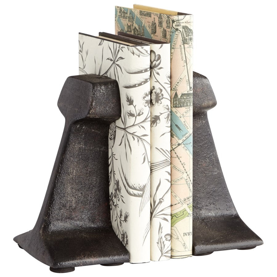 Iron and zinc bookends - The Nifty Decor