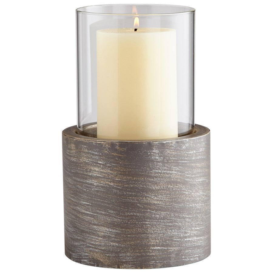 Iron graphite finished candleholder - The Nifty Decor