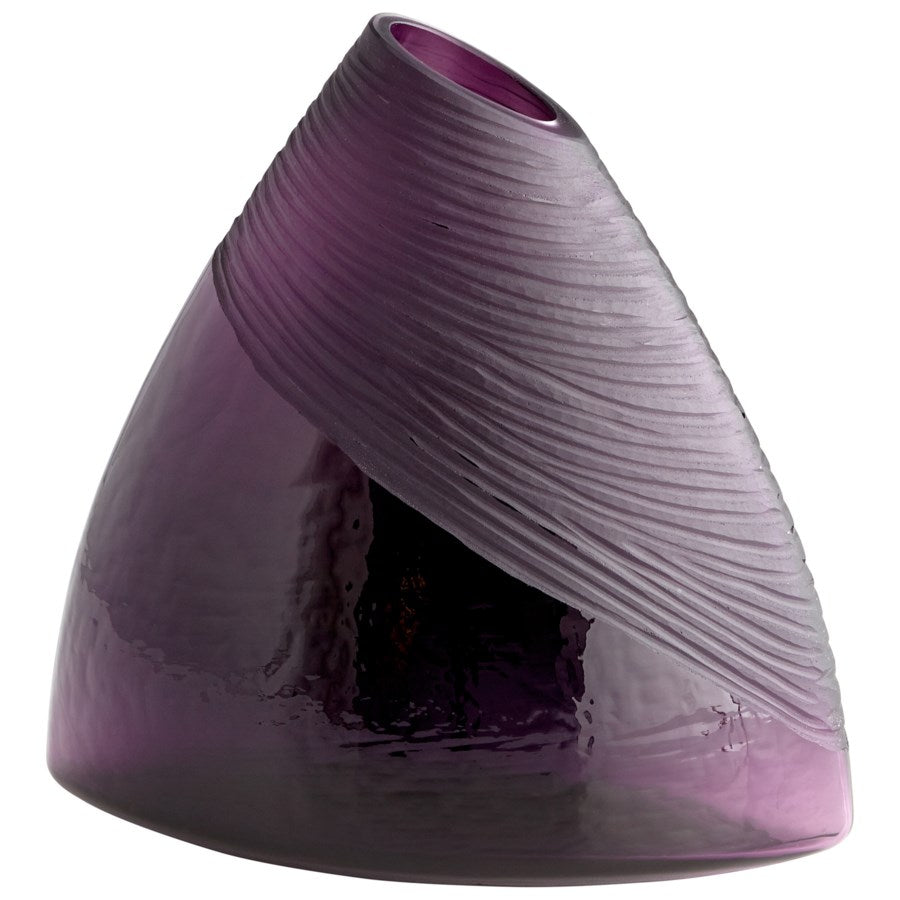 Mount Purple Glass Vase - The Nifty Decor