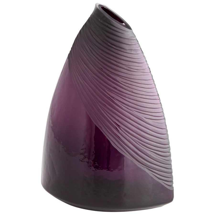 Mount Purple Glass Vase - The Nifty Decor