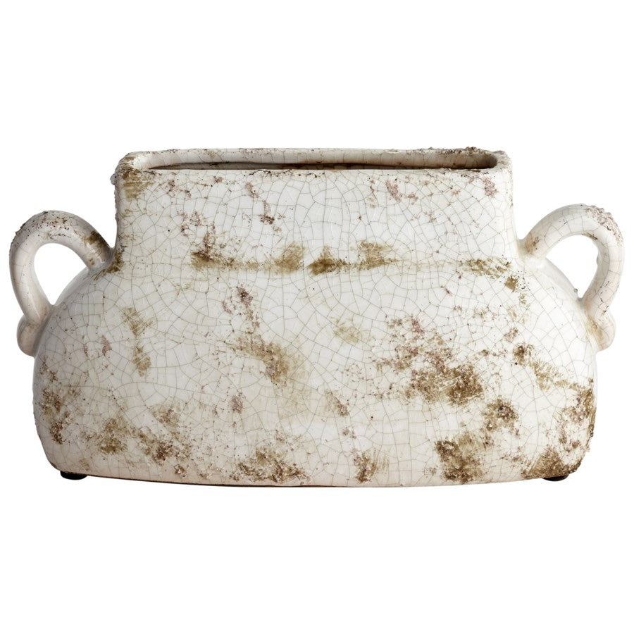 Terracotta White Glaze Planter - The Nifty Decor