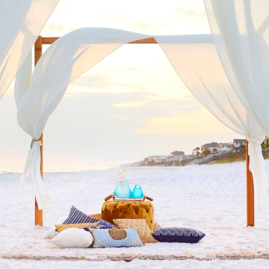 Glossy round tray - The Nifty Decor