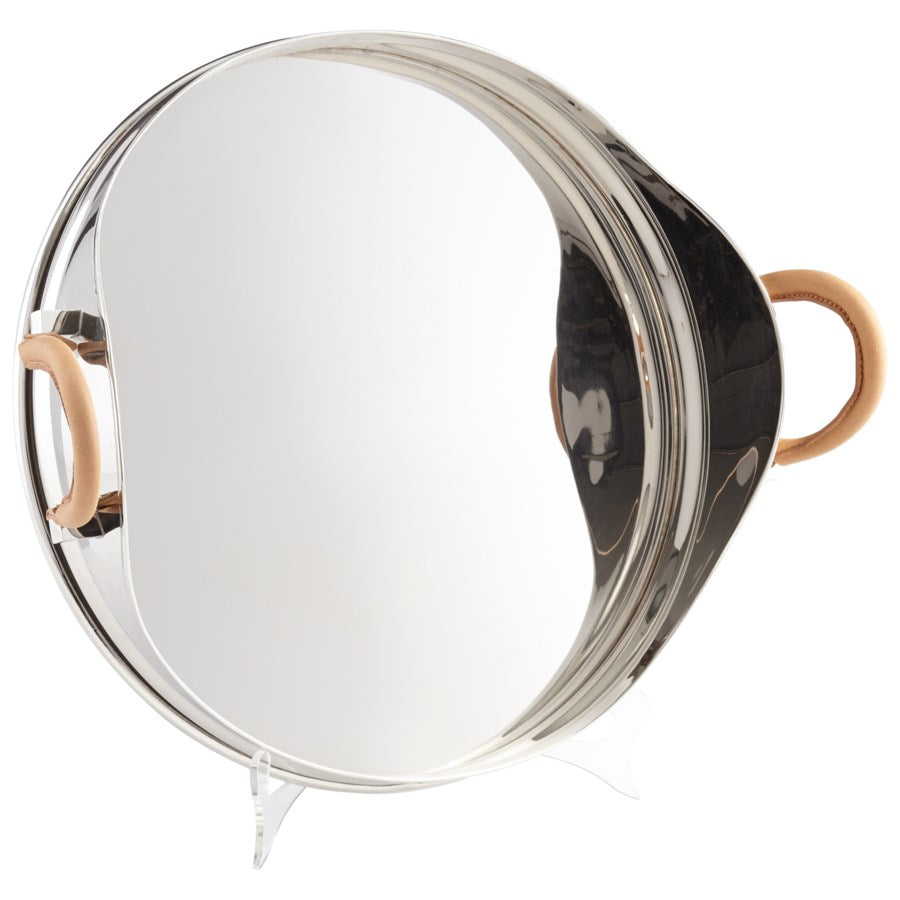 Glossy round tray - The Nifty Decor