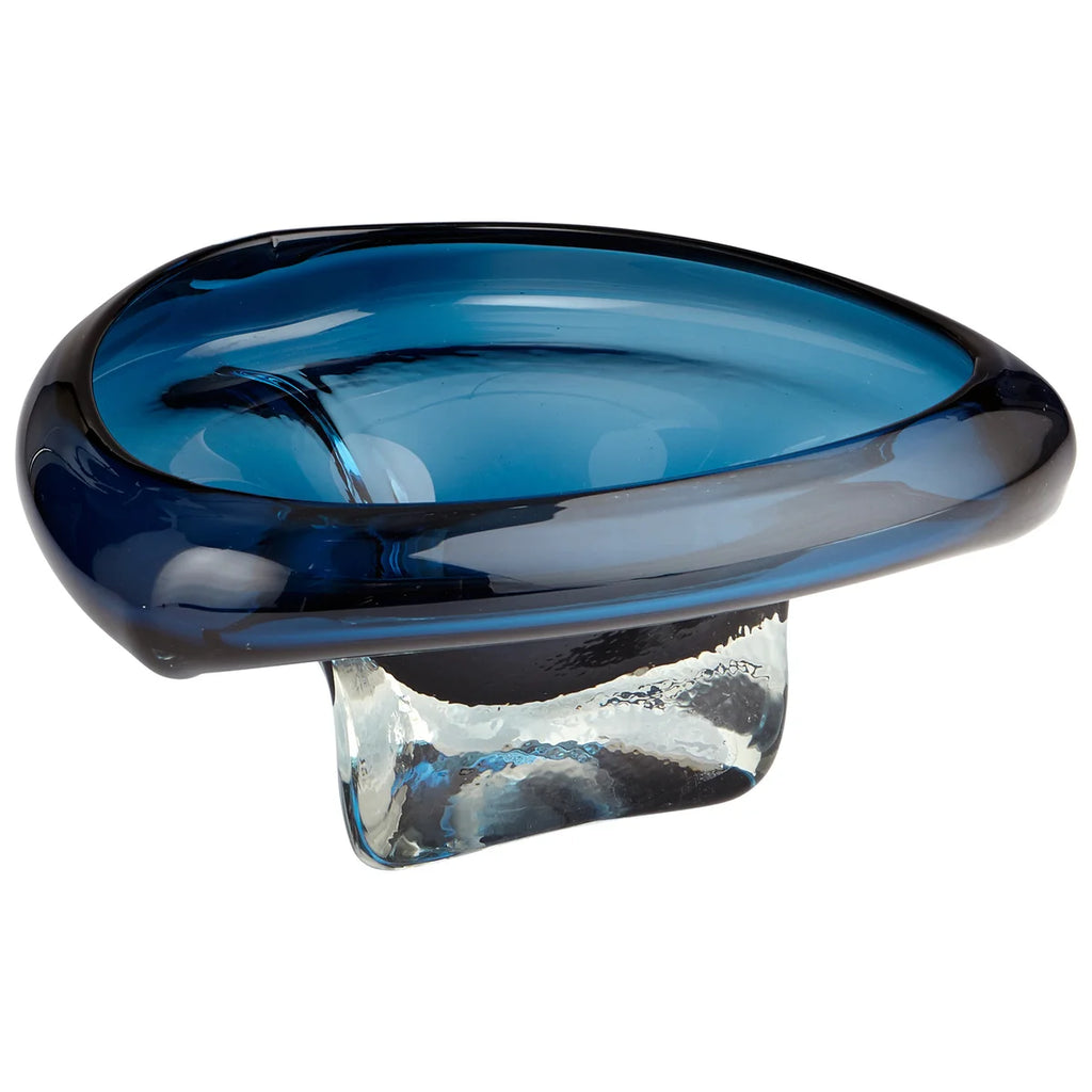 Blue Glass Bowl - Bombay Mercantile