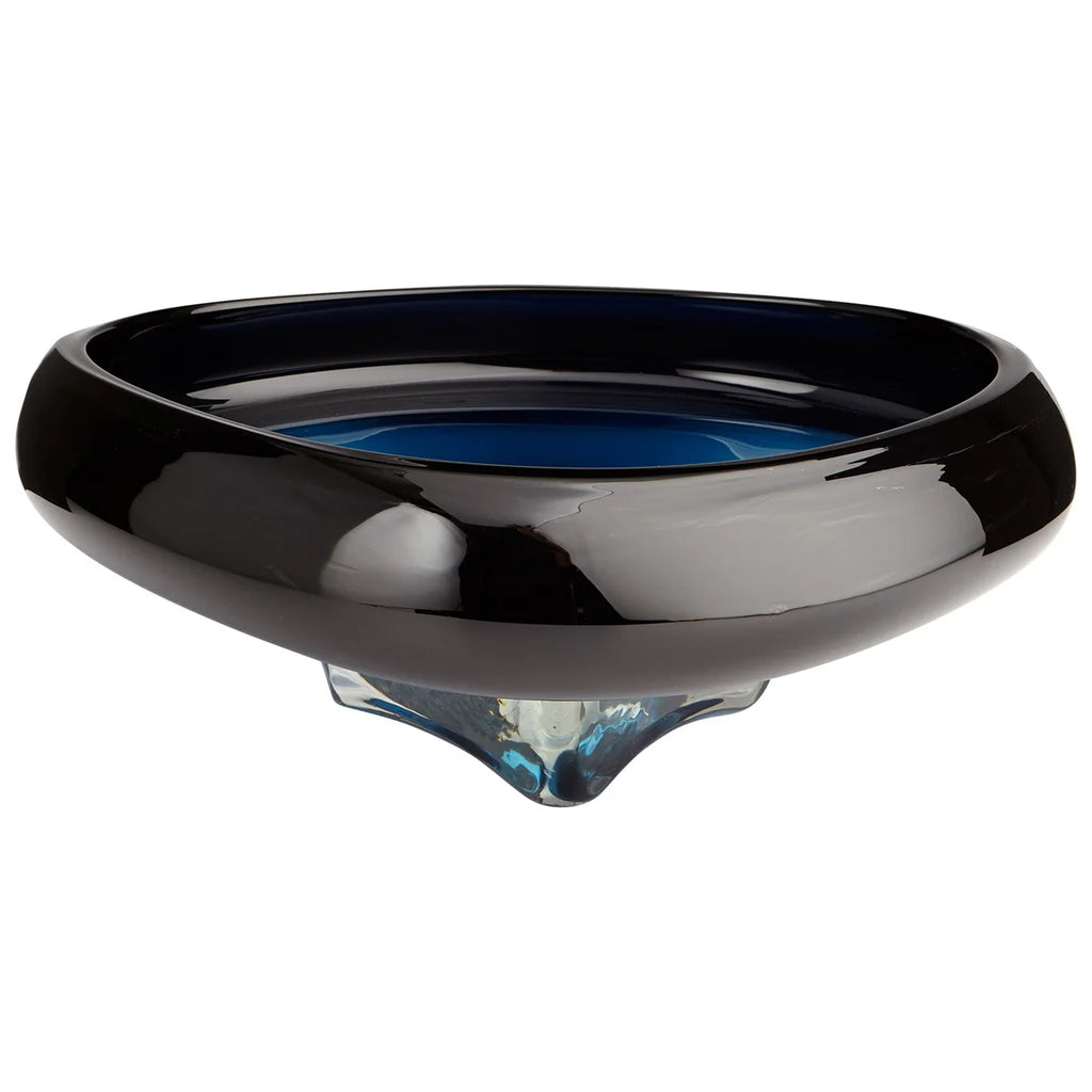 Blue Glass Bowl - Bombay Mercantile