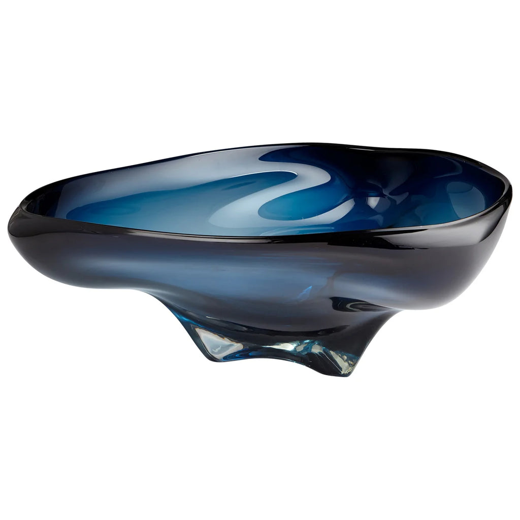Blue Glass Bowl - Bombay Mercantile