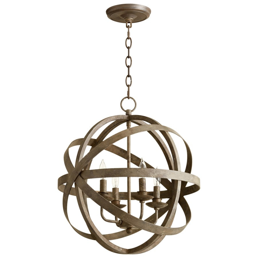 Iron rings orb pendant - The Nifty Decor