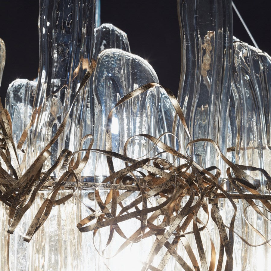 Copper chandelier - The Nifty Decor